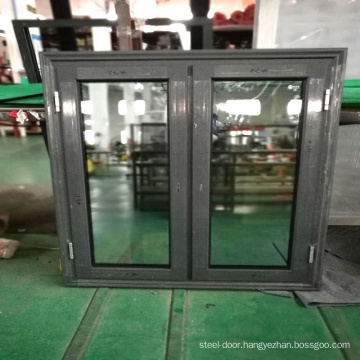 Foshan factory aluminum double tempered casement glass windows prices